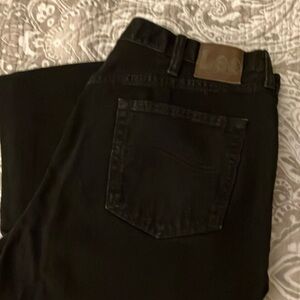Men’s Lee Relaxed Fit Black Denim Jeans.